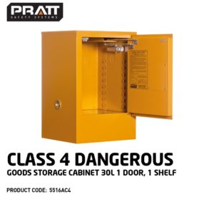 Class 4 Dangerous Goods Storage Cabinet 30L