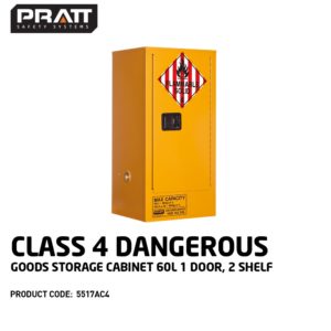 Class 4 Dangerous Goods Storage Cabinet 60L