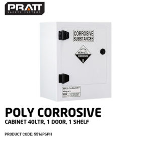 Poly Corrosive Cabinet 40L