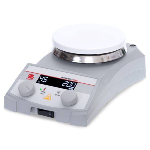 Ohaus Hotplate Stirrer Guardian 3000 Ceramic Top 13.5x13.5cm 15L [e-G31HSRDS] - Image 3