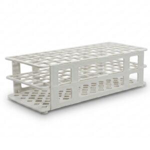 Plastic Test Tube Rack PP, White, 17mm x 60 holes (5x12), EACH