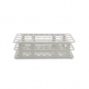 Plastic Test Tube Rack PP, White, 21mm x 40 holes (4x10), EACH