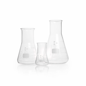 DURAN® Erlenmeyer flasks, wide neck with graduation, 25 ml, EACH