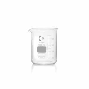 DURAN® Beaker, low form with graduation and spout, 1000 ml, EACH